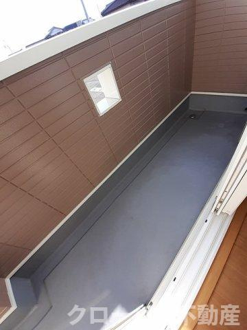 リバーサイド三条のバルコニー