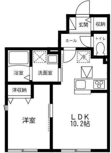 Guten Froh　の間取り|間取りです。