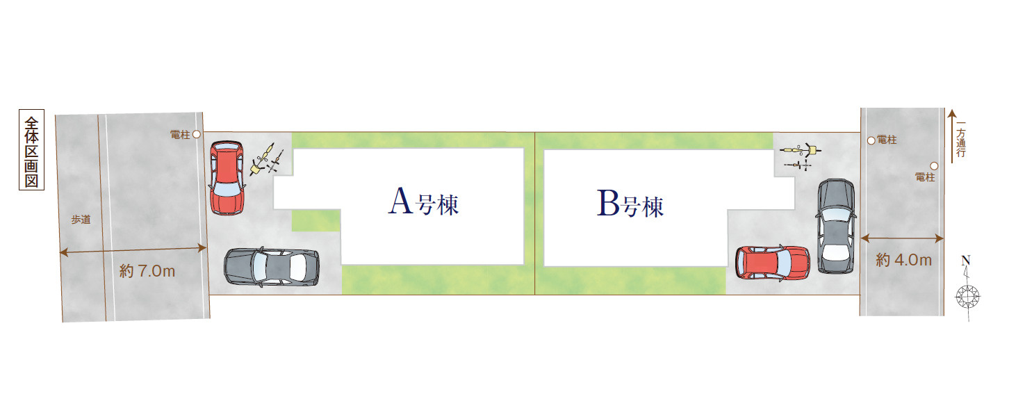 戸建 中野区白鷺２丁目の区画図|区画図

現地ご見学希望・資料請求などお気軽にお問い合わせ下さい！
03-5990-5201