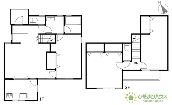 【間取り】 | 取手市宮和田　中古戸建 | 2階洋室は2部屋とも8帖のゆったり空間。