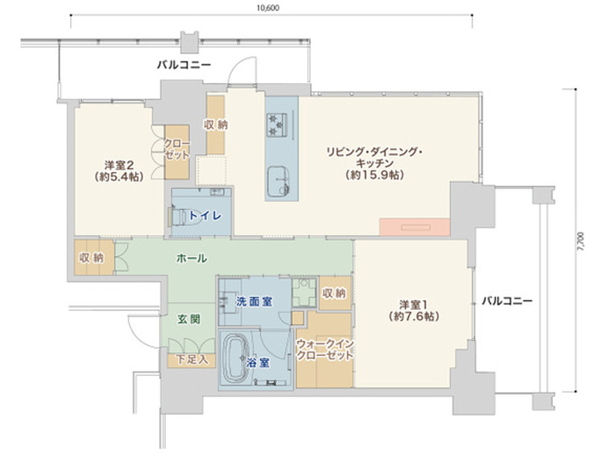 栄タワーヒルズの間取り