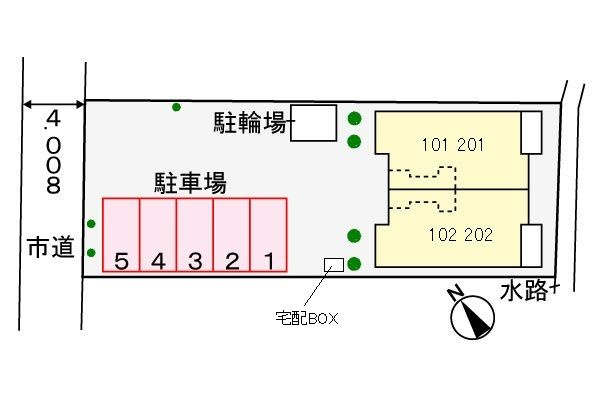 ひまわりの駐車場