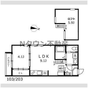 【間取り】 | ハーモニーテラス茶屋坂通 | 間取りです。