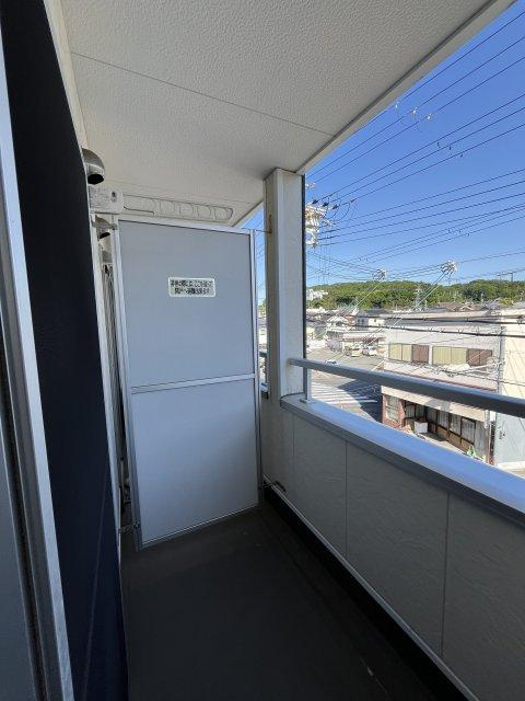 flat福井A棟のバルコニー
