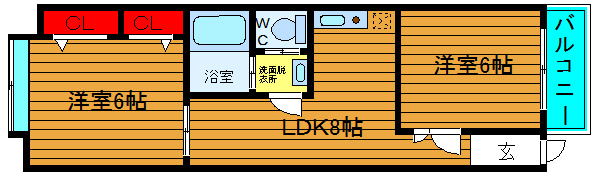 ホワイトハイツの間取り