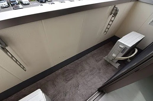 千葉市花見川区幕張本郷１丁目の賃貸マンションのバルコニー