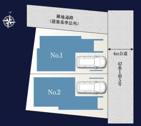 豊島区高松3丁目　新築戸建　全2棟のその他|区画図

現地ご見学希望・資料請求などお気軽にお問い合わせ下さい！
03-5990-5201