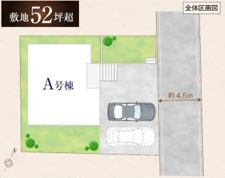狭山水野2期　新築戸建　ハートフルタウンの区画図