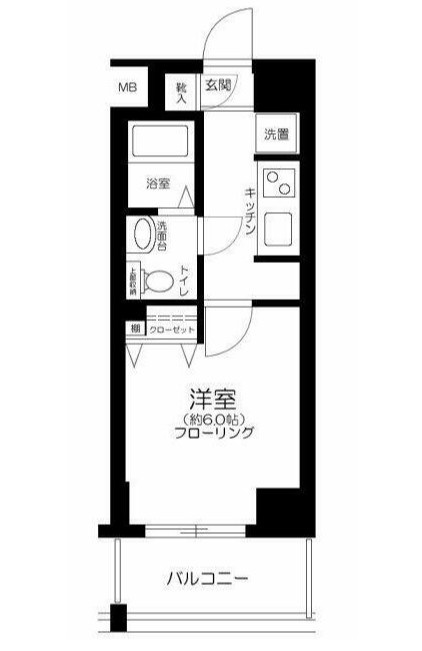 ステージファースト三軒茶屋アジールコートの間取り