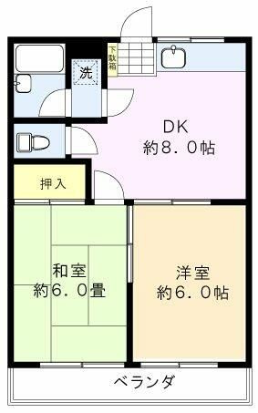 フジハイムの間取り
