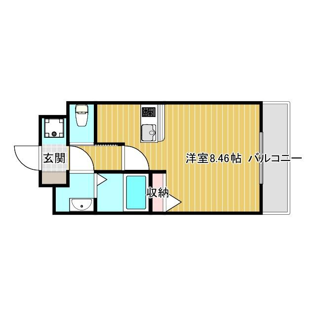 ロイス南茨木の間取り