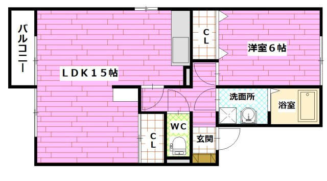 アリエル　B棟の間取り