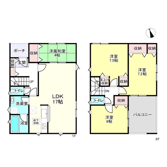 【間取り】 | 姫路市大塩町第5／全2棟