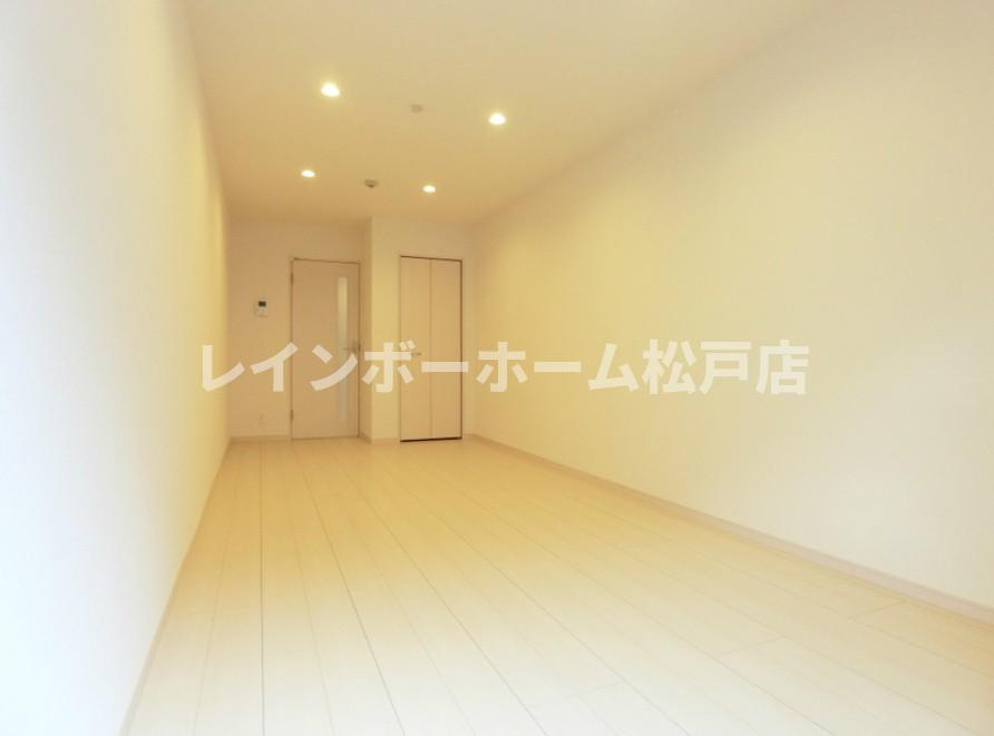 柏市南柏２丁目の賃貸マンションの居間・リビング|リビングです