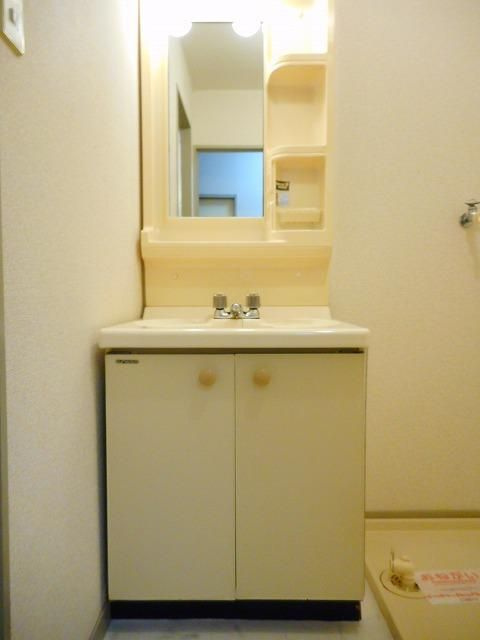 八王子市松木の賃貸マンションの洗面所