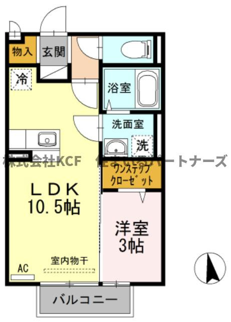 オリーヴァ東合川の間取り