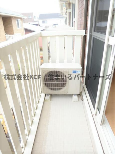 オリーヴァ東合川のバルコニー|陽当たり良好なバルコニーです
