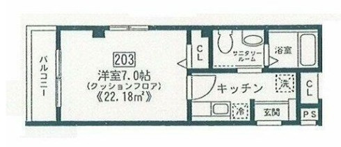 ラ・ルバーブの間取り