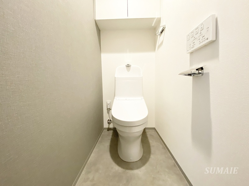 クレストコート王子のトイレ|温水洗浄機能付トイレです