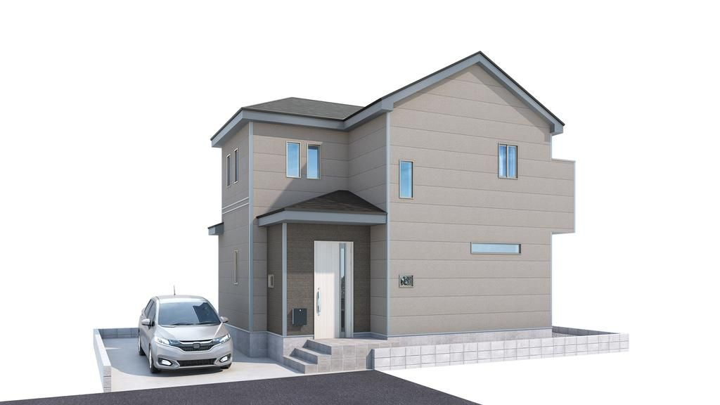 川越野田町　新築戸建て　ハートフルタウンの外観パース