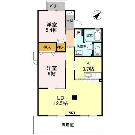 グリーンコーポ友沢の間取り