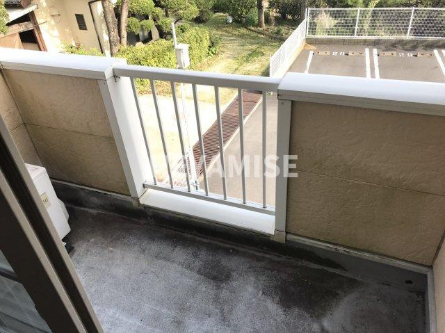 アネックス北門イーストコートのバルコニー|※写真は別号室のもの※