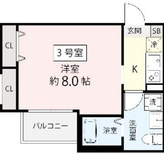 ソレイユM船橋の間取り