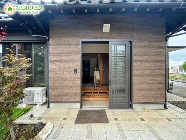 野田市木間ケ瀬　平屋　中古戸建の玄関|引き戸の玄関です！