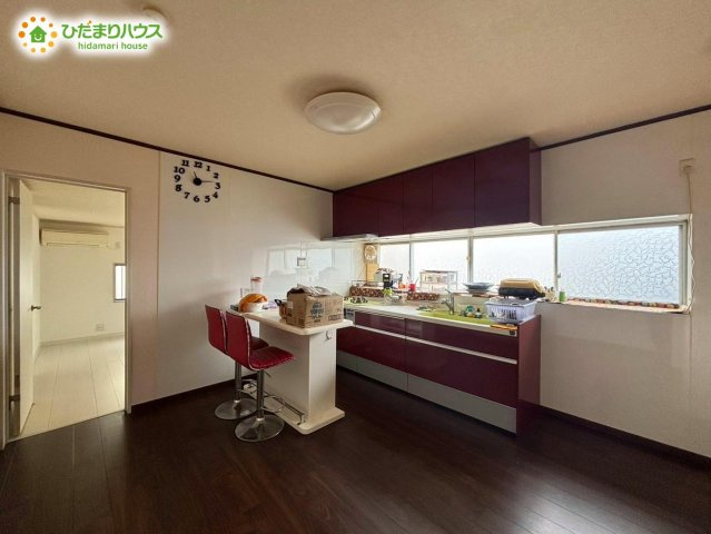 野田市木間ケ瀬　平屋　中古戸建のキッチン|ダイニングキッチンも独立しておりますので、広々活用いただけます！