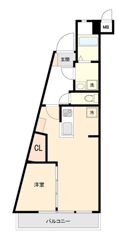 渋谷マンションの間取り|間取りです。