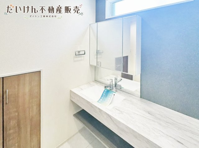 新築戸建　明石市魚住町中尾2期の独立洗面台