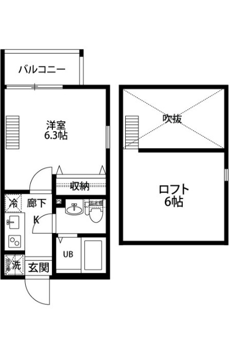 サザンフロント六町【仲介手数料：50％OFF】対象物件！の間取り