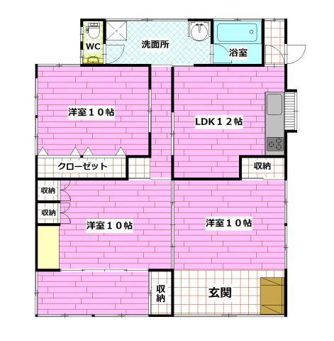 出来庭7丁目戸建の間取り