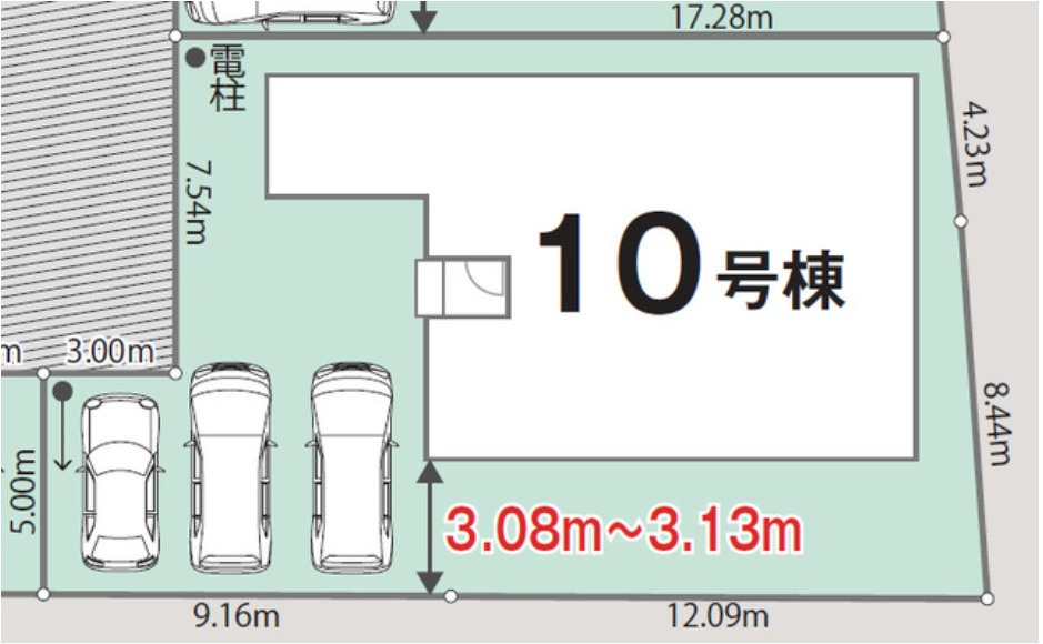 玉村町板井01期（全5棟）10号棟の区画図