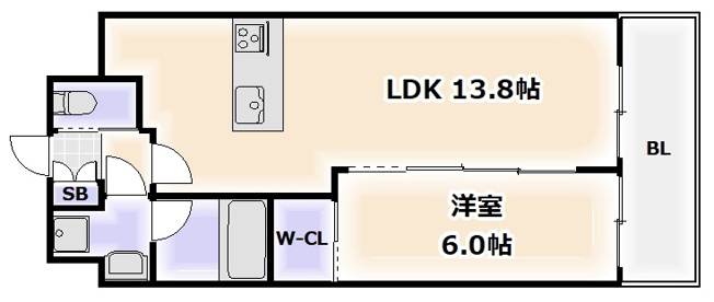 【間取り】 | グランカーサ難波元町