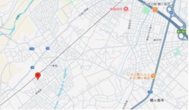 鶴ヶ島市中新田　中古売戸建の地図