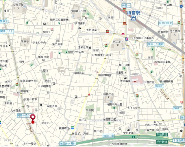 ルミエールＳの地図|★案内図★