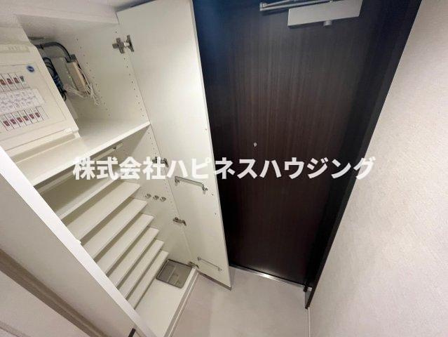 パークアクシス柏の玄関