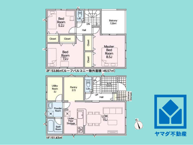 大津市際川4丁目　第2の間取り