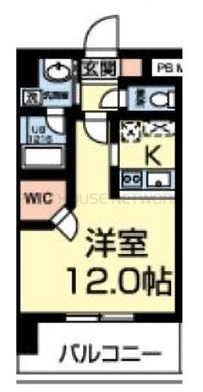 熊本市中央区南熊本１丁目の賃貸マンションの間取り
