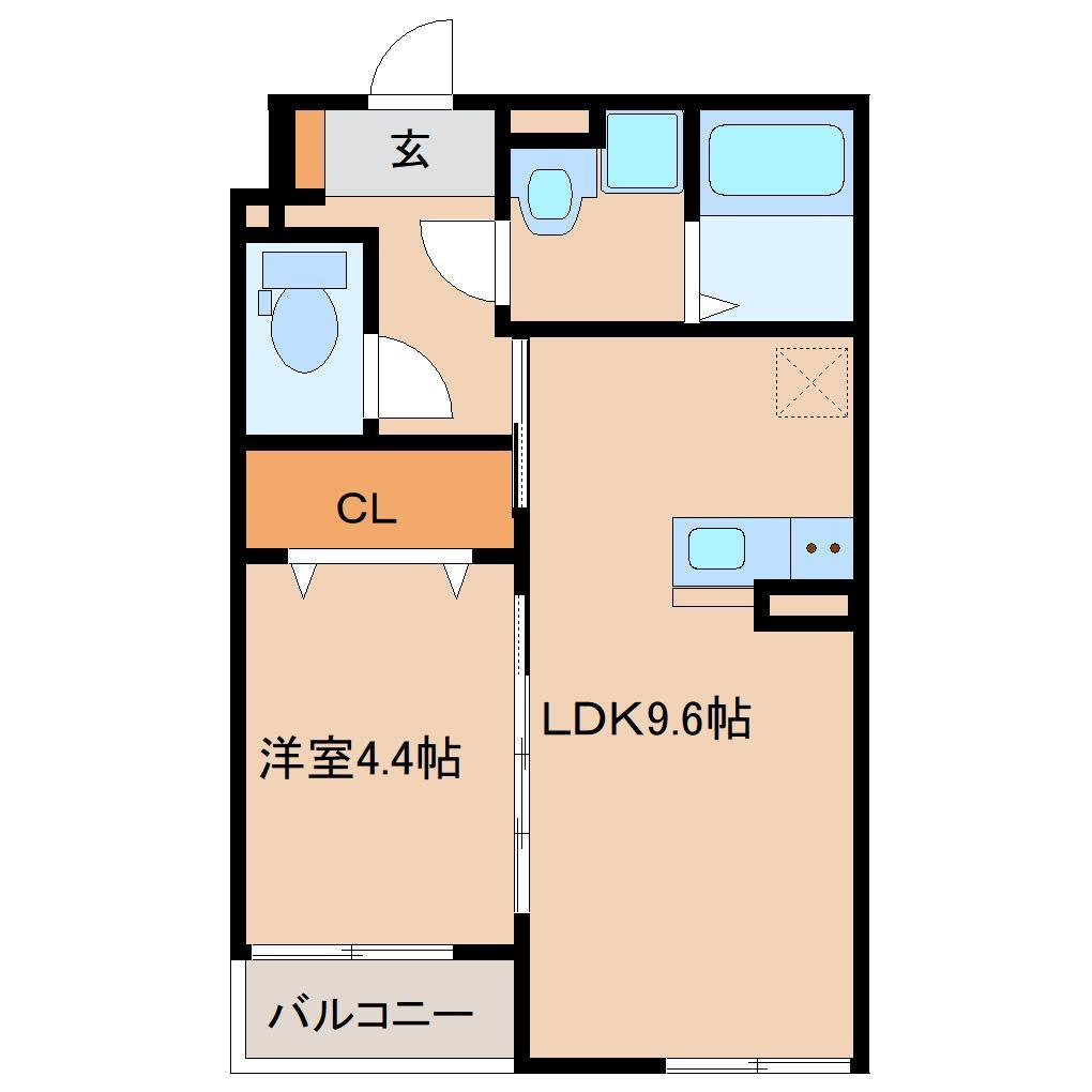Y’sスクエア久留米の間取り