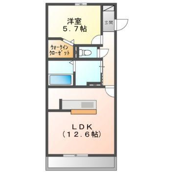 Ｃａｓａ　ＮＡＩＮの間取り