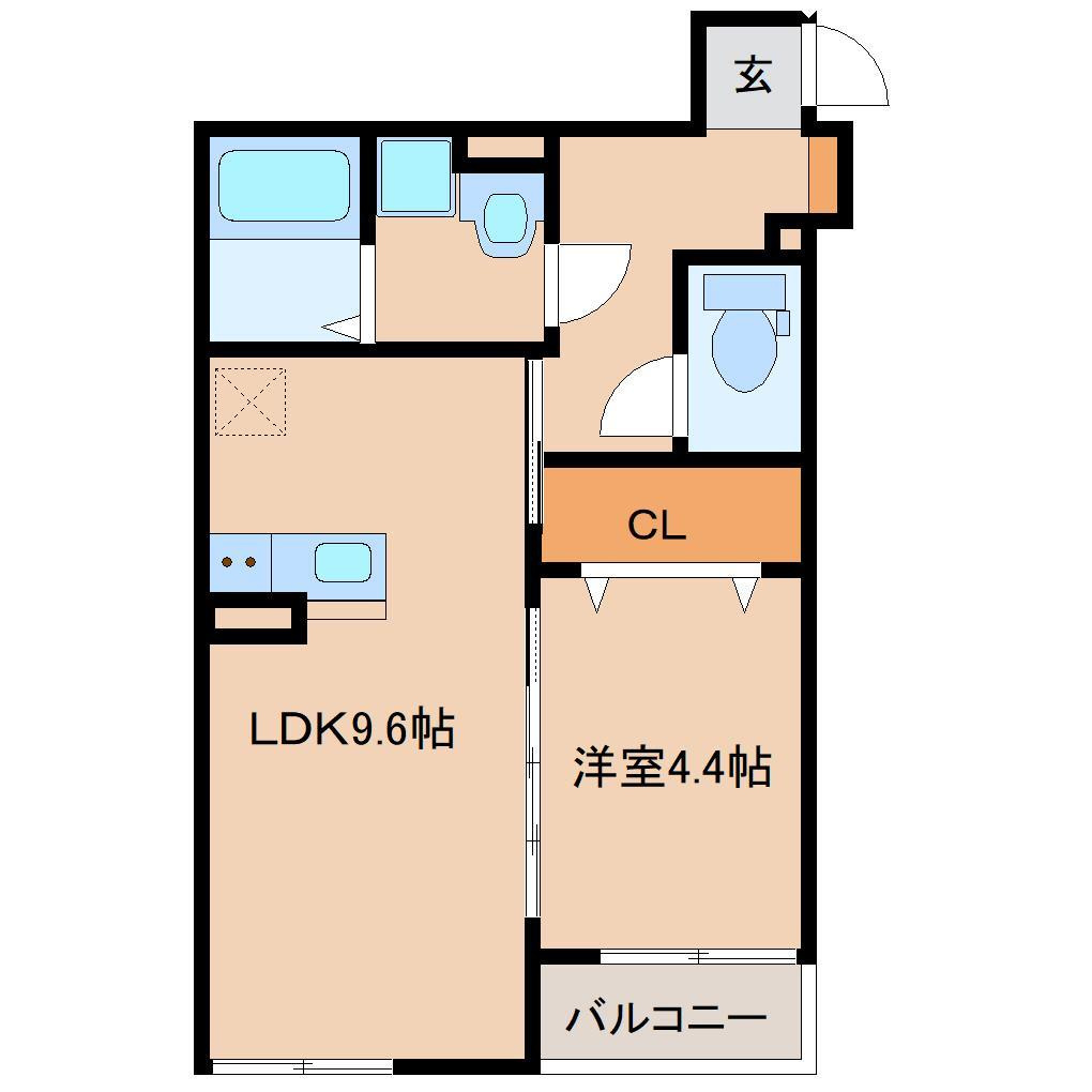 Y’sスクエア久留米の間取り