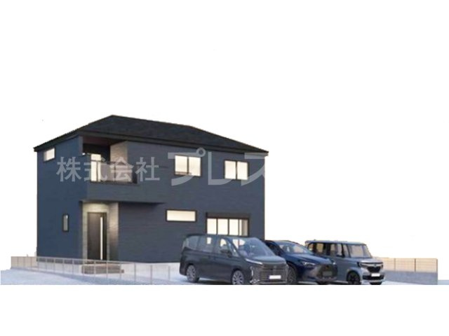 奈良市三松ヶ丘の新築一戸建の完成予想図|建物完成イメージ／ご内覧いただけるモデルハウスもあります♪※現地に係員は常駐しておりません。