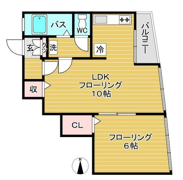 高円寺マンションの間取り