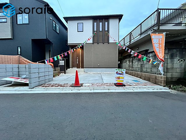 川越市南大塚３丁目　全12棟　新築戸建の前面道路含む現地写真|2026/9.27撮影
