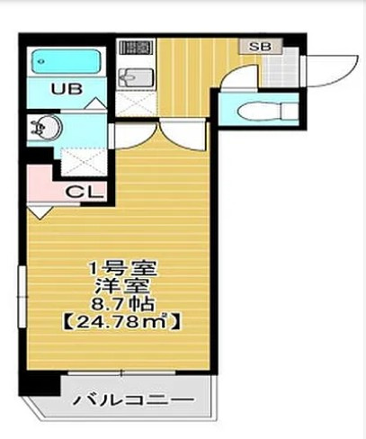 千葉市中央区松波４丁目の賃貸マンションの間取り