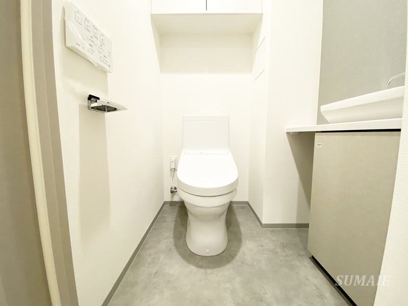 クレストコート王子のトイレ|温水洗浄機能付トイレです