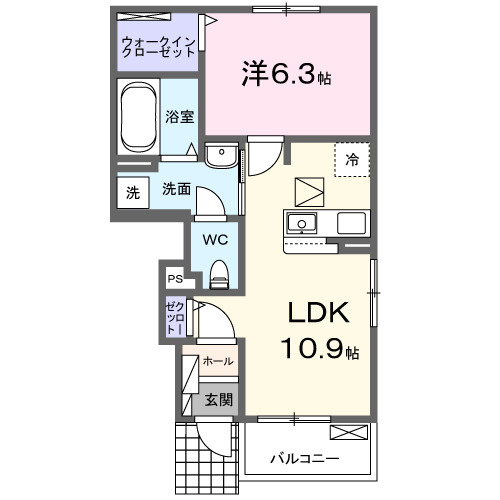 ガーデナーズ　サンの間取り