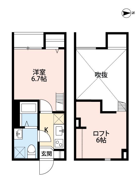 エクル中芝町の間取り